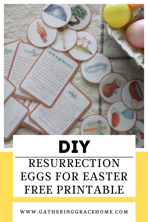 Lds Resurrection Eggs, Easter Story Eggs Printable, Diy Ressurection Eggs Free Printable, Resurrection Eggs For Preschoolers, Resurrection Eggs Printable Free, Sedar Meal, Resurrection Activities, Diy Resurrection Eggs, Resurrection Eggs Printable