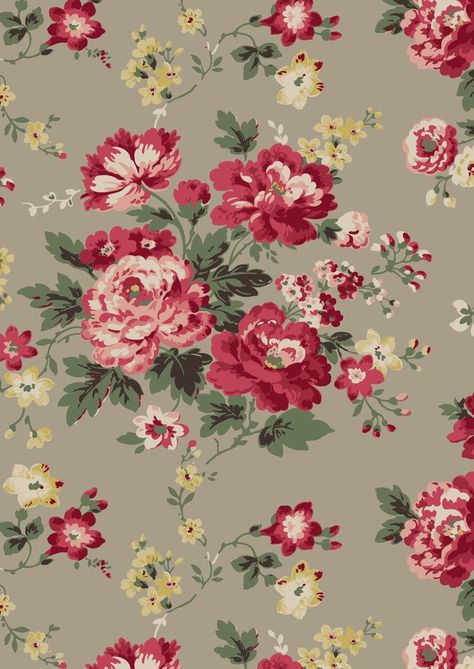 Wallpaper Iphone Floral Vintage, Cath Kidston Wallpaper, Flower Pattern Design Prints, Wall Paper Iphone, Paper Iphone, Rose Prints, Roses Wallpaper, Winter Rose, Art Tumblr