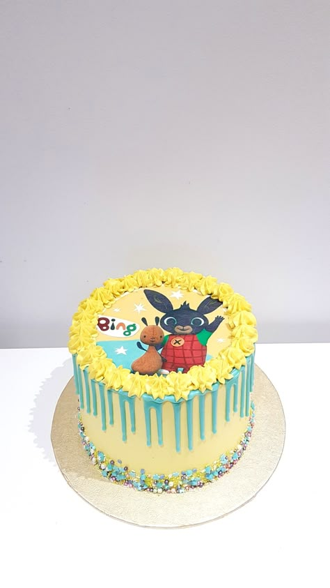 Boys 2nd Birthday Cake, Tort Bing, Dort Bing, Bing Birthday Cake, Festa Bing, Bing Cake, Bing Bunny, Korean Cake, 2 Birthday Cake