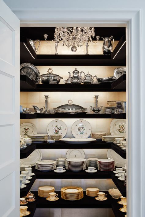 China Closet, Pantry Room, Desain Pantry, Kitchen Pantry Design, Design Del Prodotto, Pantry Design, Kitchen Pantry, 인테리어 디자인, Home Decor Kitchen