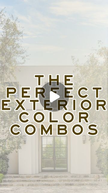 Loren Kreiss on Instagram: "Want to know the best exterior color combinations to use for your home? I'm giving you color palettes for siding, stucco, windows, trim, doors, and anywhere else. Let me know your favorite.

#exteriorpaint #homeexterior #luxuryhomedesign #interiordesigntips #luxuryinteriordesign #exteriorpainting #paintcolors #stucco #homerenovations" Stucco Exterior Colors Modern, Stucco Homes Exterior Colors, Exterior Stucco House Colors, Stucco Exterior Colors, Loren Kreiss, Sand Paint Color, Stucco House Colors, Exterior Color Combinations, Stucco Colors