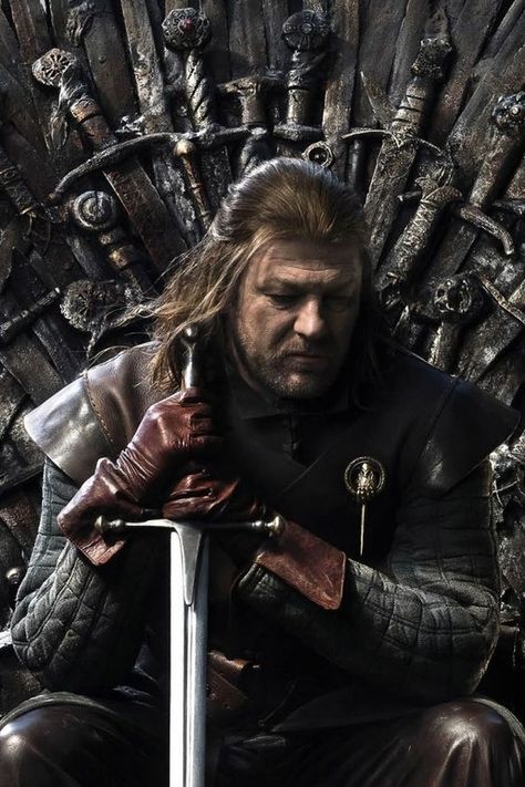 Game Of Thrones Ned Stark Game Thrones, Eddard Stark, Ned Stark, Game Of Thrones Tv, The Iron Throne, Sean Bean, Got Game Of Thrones, Got Characters, The North Remembers