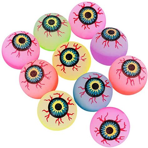 Glow Halloween, Glow In The Dark Halloween, Eye Balls, Scary Eyes, Carnival Prizes, Dark Halloween, Bouncy Ball, Toys By Age, Bouncy Balls