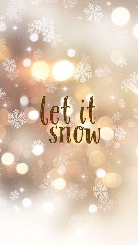 December Wallpaper Aesthetic, December Wallpaper, Let It Snow, Wallpaper Aesthetic, To Share, Gold