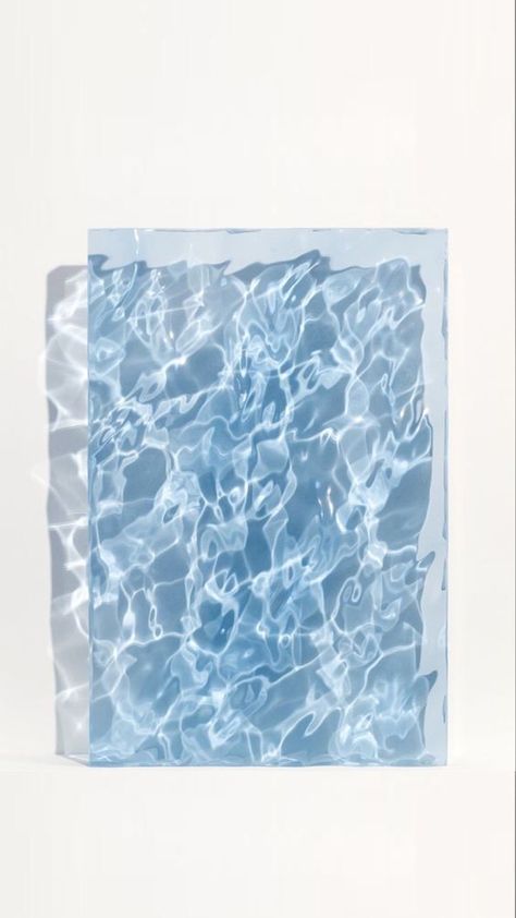 Water Sculpture, Acrylic Sculpture, Contemporary Abstract Art, Blue Water, Set Design, Blue Ocean, Textures Patterns, Installation Art, The Pool