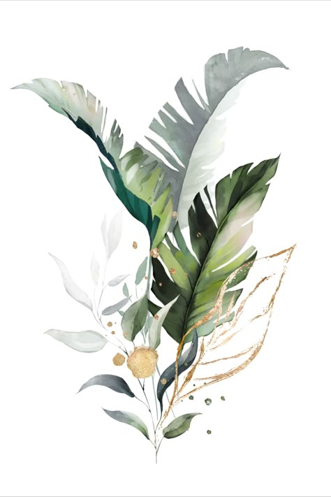 You can download and print it directly after purchase. Popular Artwork, Framed Botanical Prints, Plant Art Print, Botanical Art Prints, Trending Art, 수채화 그림, Watercolor Leaves, בר מצווה, Botanical Wall Art