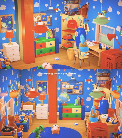 Acnh Hhp Stitches, Acnh Kidcore Living Room, Acnh Kidcore Interior, Acnh Kidcore House, Acnh Stitches House, Animal Crossing Kidcore, Kidcore Island, Kidcore Room, Acnh Kidcore