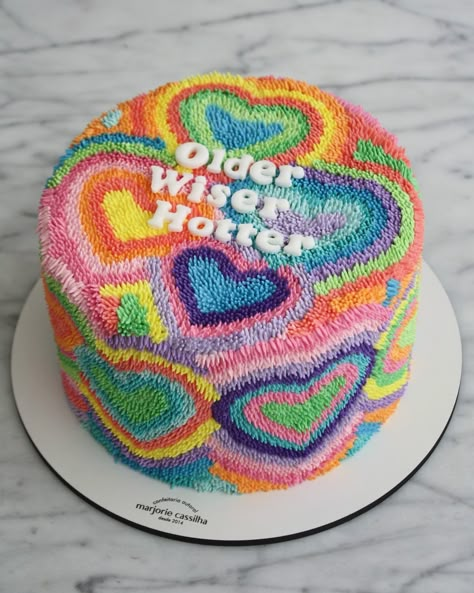 All Posts • Instagram Cake Ideas For 35 Year Old Woman, 3 Bday Cake, Retro Birthday Cake Ideas, Cookie Cake Tower, Colorful Sprinkle Cake, Iced Cake Ideas, Trippy Cake Design, Lucky Charms Cake Ideas, 12year Birthday Cake