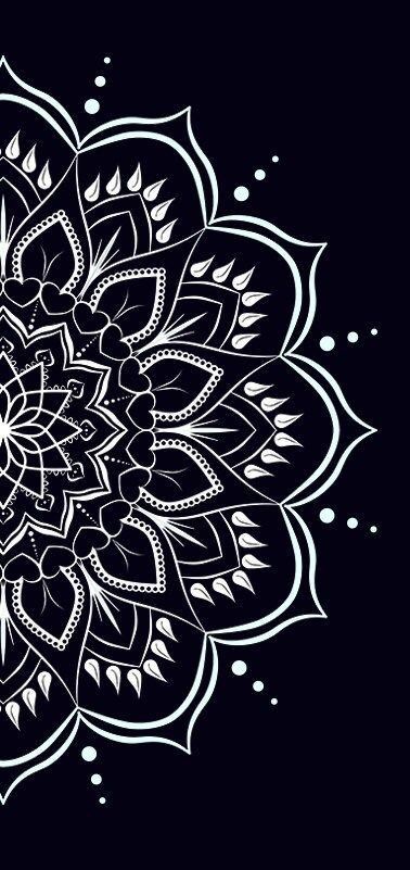 Phone Cases Background To Print, Mandala On Black Background, Mandala Art With Flowers, Phone Back Cover Design Wallpaper, Phone Case Wallpaper Design, Mandala Art Images, Spooky Mandala, Phone Back Cover Design, Mandala Art Phone Case