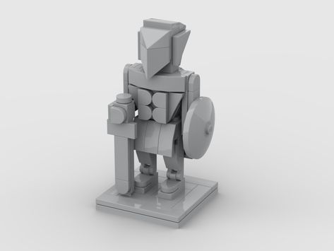 Lego Statue, Medieval Soldier, Lego Architecture, Building Instructions, Lego Group, Lego Parts, Group Of Companies, Thumbs Up, Soldier