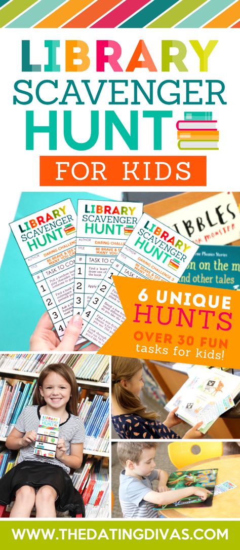 Fun Library Activities, Library Scavenger Hunt, School Library Activities, Book Scavenger Hunt, School Library Lessons, Library Orientation, Elementary Librarian, Library Lesson Plans, Library Games