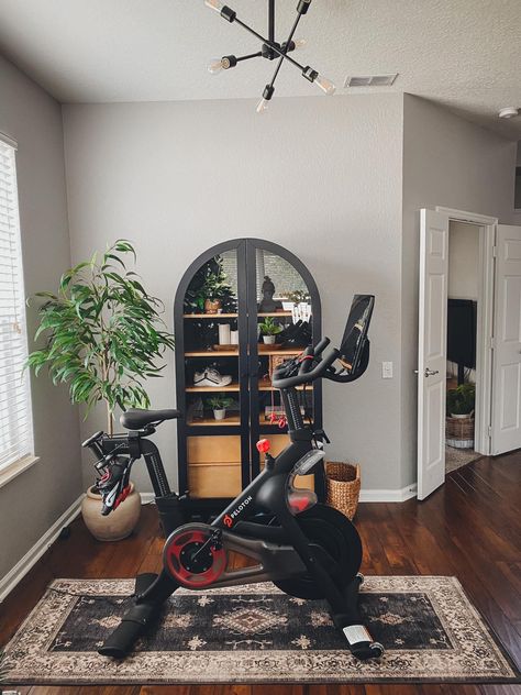 Peloton Room Ideas, Peloton Room, Small Home Gyms, House Renovation Design, Home Gym Set, Small Home Gym, Workout Room Home, Gym Room At Home, House Organisation