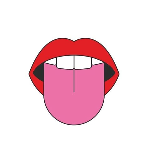 Tongue Out Tattoo, Tongue Illustration, Stickers For Edits, Small Tattoo Flash, Hardcore Aesthetic, Punch Coaster, Ramen Logo, Net Illustration, Tongue Tattoo