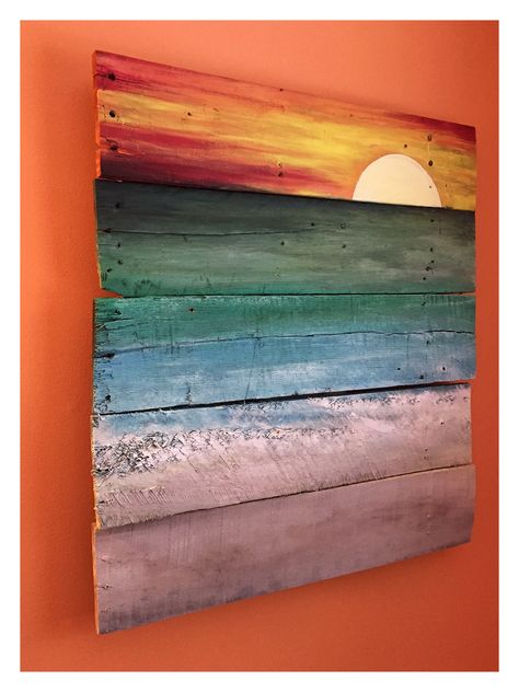 Wood Panel Painting Art, Barnwood Paintings, Pregnant Pinup, Wood Plank Painting, Wood Pallet Painting, Pallet Painting Ideas, Painted Pallet Art, Pallet Art Ideas, Pallet Artwork