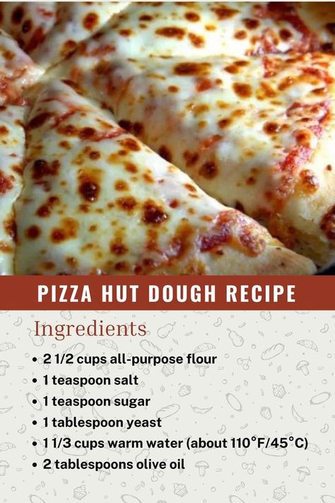 Pizza Hut Dough Recipe, Pizza Hut Dough, Dough Recipe Easy, Best Pizza Dough Recipe, Pizza Dough Recipe Easy, Best Pizza Dough, Restaurant Copycat, Easy Cook, Easy Homemade Pizza