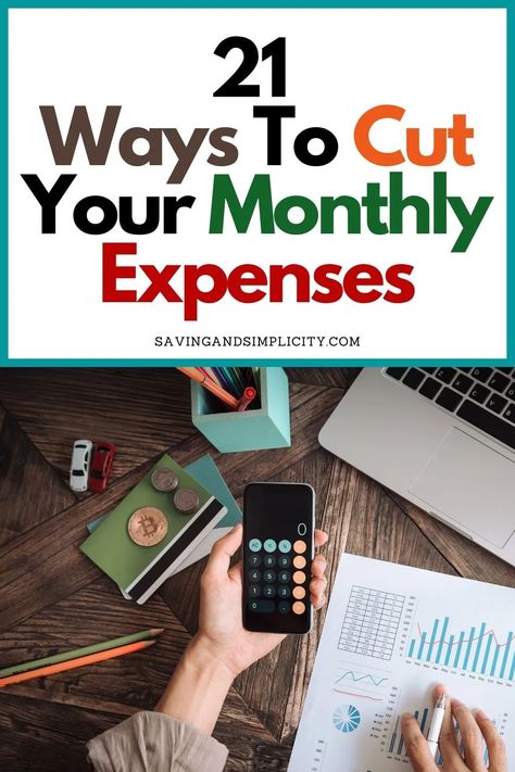 Discover just how easy it is to cut your monthly expenses and save money. 21+ tips for how to cut monthly expenses and more. Learn how to reduce your monthly expenses, cut your spending and save money. Reduce your household expenses with simple easy to follow steps. Expenses Printable, Cut Expenses, Household Expenses, Debt Reduction, Household Budget, Best Money Saving Tips, Monthly Expenses, Diy Money, Frugal Living Tips