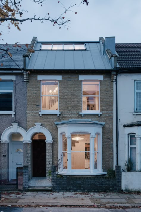 Two-Up Two-Down House makes a London terrace a home | Wallpaper Small Terraced House, Terrace House Interior, London Terrace House, Terrace House Exterior, Pyramid House, Terrace Interior, New Modern House, Monterey Cypress, Victorian Terraced House