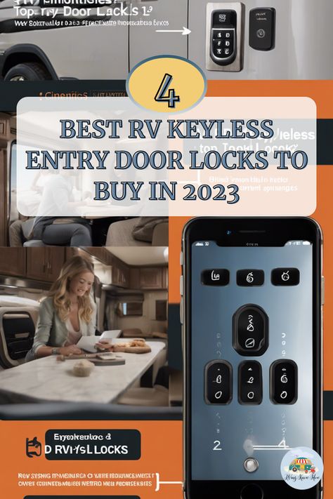 Unlock the future of RV security with our latest blog post on the 4 Best RV Keyless Entry Door Locks of 2023! 🚐🔒 Wondering how to enhance your RV's safety and convenience on your next adventure? Look no further. Dive into our expert recommendations and find the perfect match for your travel home. Ready to make your RV life seamless and secure? Click to discover the top picks for a worry-free journey. #RVingKnowHow #RVSecurity #RVUpgrades #RVLife #TravelTech Keyless Door Lock, Rv Upgrades, Keyless Entry Door Locks, Class A Rv, Travel Tech, Keyless Entry, Security Door, Security System, Rv Life