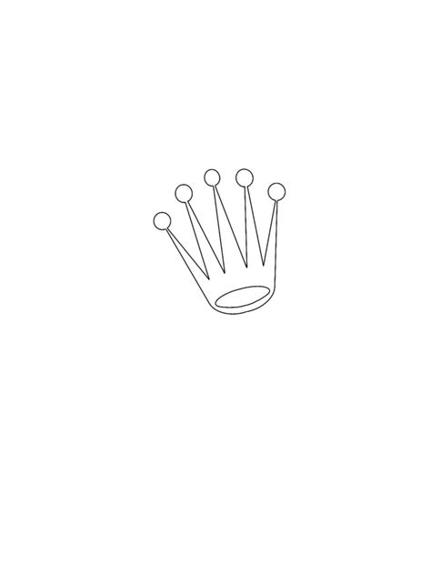 Small Crown Tattoo Design, King Crown Tattoo Stencil, Rolex Crown Tattoo Design, Crown Face Tattoo, Rolex Crown Tattoo, 5 Point Crown Tattoo, Crown Tattoo Stencil, Single Needle Tattoo Ideas, Tattoo Stencils Outline Design