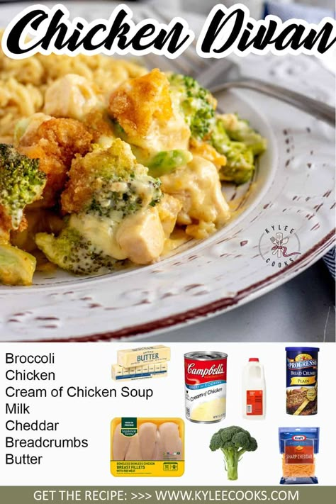 Chicken An Broccoli Casserole, Chicken Casserole Cream Of Chicken, Barbara Walters Western Casserole, Cheese Broccoli Chicken Casserole, Chicken Broccoli Casserole With Mayo, Chicken With Cheddar Cheese Soup, What To Make With Chicken And Broccoli, Baked Diced Chicken Recipes, Easy Recipes With Cooked Chicken