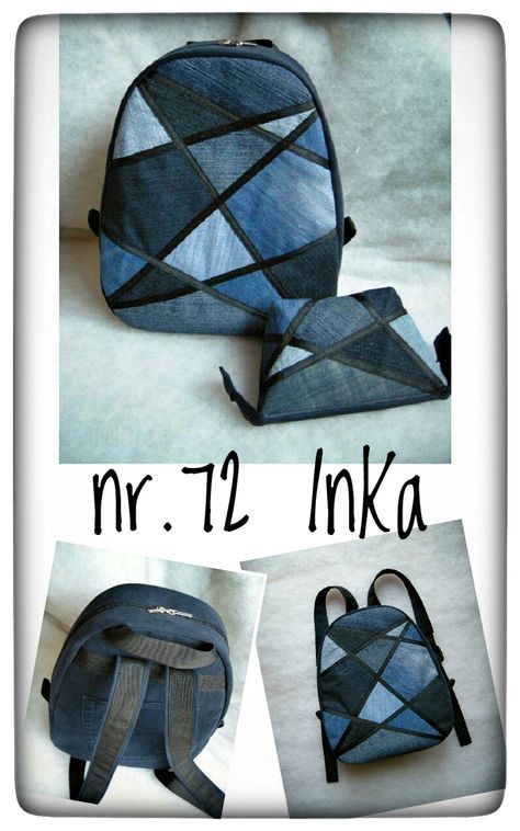 Crafts With Old Jeans, Diy Rucksack, Diy Bags Jeans, Mochila Jeans, Small Bathroom Ideas Black, Recycled Jeans Bag, Handbag Tutorial, Bathroom Ideas Black, Handmade Backpack