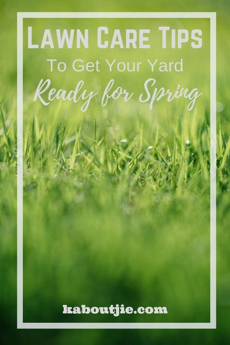 Lawn Care Tips to Get Your Yard Ready for Spring  Getting your lawn ready for spring means you need to start preparing long before spring arrives. Here's how to make sure your lawn is looking amazing when spring gets here!  #lawncare #garden Winter Lawn Care, Cheap Outdoor Furniture, Spring Lawn Care, Pergola Pictures, Lawn Care Tips, Healthy Lawn, Lawn Maintenance, Grass Seed, Vegetable Garden Design