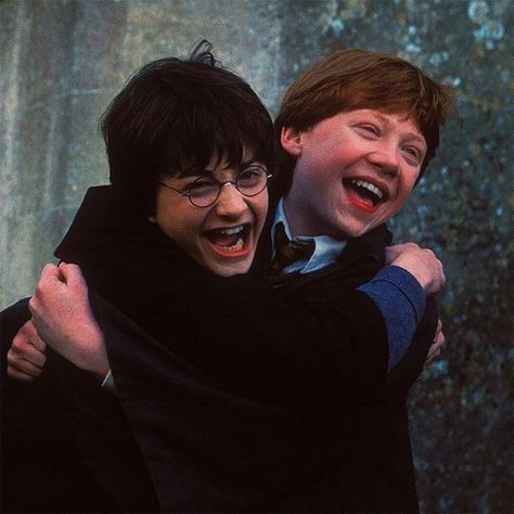 Hp Funny, Movie Duos, Ron And Harry, Harry Potter Ron, Best Friends Cartoon, Harry Potter Icons, Duos Icons, Harry Potter Scene, Images Harry Potter