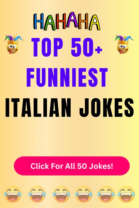 Check Out The Top 50+ Funny Italian Jokes And Puns. Click For All 50+ Hilarious Italian Jokes! Italian Puns, Pizza Puns, Rude Jokes, Food Jokes, Italian Jokes, Jokes And Puns, Funny Italian Jokes, Jokes Hilarious, Relationship Jokes