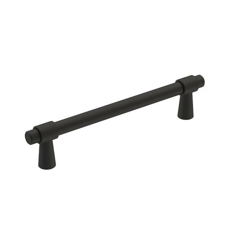 Amerock Destine 5 1/16" Center To Center Bar Pull & Reviews | Wayfair Black Bar Cabinet, Black Pulls, Lake Almanor, Black Cabinet Hardware, Black Cabinet, Champagne Bronze, Decorative Hooks, Black Cabinets, Bath Hardware