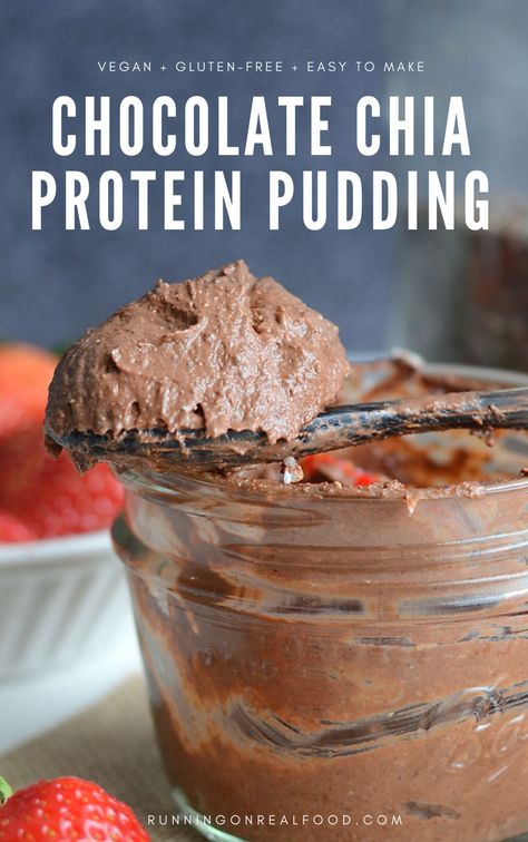 Chia Protein Pudding, Chocolate Chia Pudding, Protein Pudding, Chia Pudding Recipes, Protein Powder Recipes, Idee Pasto Sano, Protein Snacks, Chia Pudding, Healthy Sweets