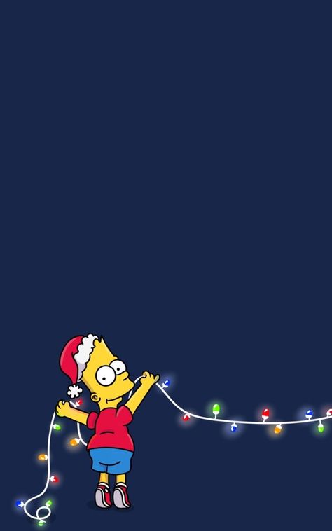 Lisa Simpson Christmas Wallpaper, Cute Christmas Wallpaper Cartoon, Christmas Cartoons Aesthetic, Aesthetic Simpsons Wallpaper, The Simpsons Christmas Wallpaper, Blue Christmas Background Aesthetic, Christmas Wallpaper Cute Cartoon, Simpsons Christmas Wallpaper, Cartoon Christmas Aesthetic