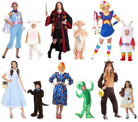 Mum And Daughter Halloween Costumes, Mother And Son Halloween Costumes Ideas, Mommy And Me Halloween Costumes Girl, Mother And Daughter Costumes, Mother And Daughter Halloween Costumes, Mom And Me Halloween Costumes, Mom And Toddler Halloween Costumes, Halloween Costumes Mother Daughter, Mommy Daughter Halloween Costumes