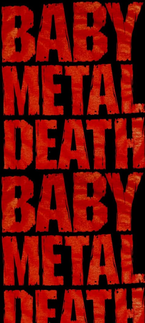 Baby Metal Wallpaper, Babymetal Poster, Babymetal Wallpapers, May Wallpaper, 15 Aesthetic, Grunge Posters, Random Wallpaper, Wallpapers Widgets, Baby Metal