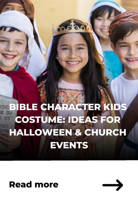 Children dressed in Bible character costumes smiling at an event. Biblical Dress Costume Ideas, Easy Bible Character Costumes, Bible Costumes For Kids, Bible Character Costumes Kids, Bible Character Costumes, Joseph Costume, Shepherd Costume, Bible Costumes, Stories In The Bible