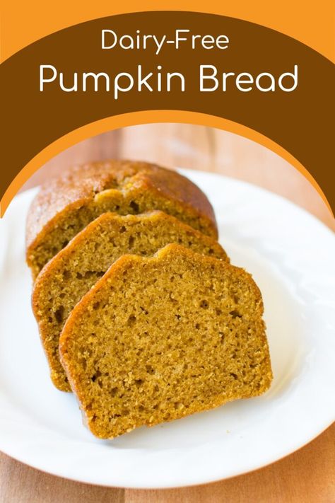 Dairy Free Pumpkin Bread, Gluten Free Pumpkin Bread, Dairy Free Pumpkin, Healthy Carbs, Pumpkin Bread Recipe, Gluten Free Pumpkin, Healthy Pumpkin, Delicious Bread, Peanut Free