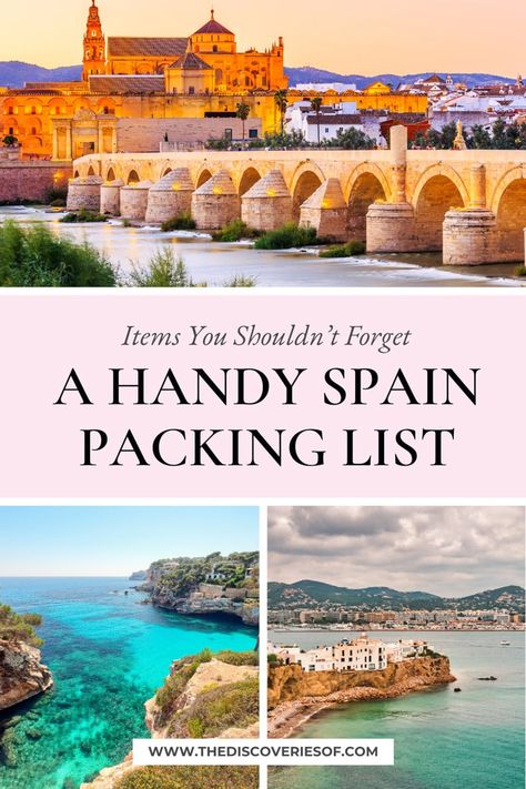 What To Pack For Spain, Pack For Spain, Packing For Spain, Using Packing Cubes, Packing List Spring, Spain Packing List, Study Abroad Packing List, Packing List Kids, Spain Travel Outfits