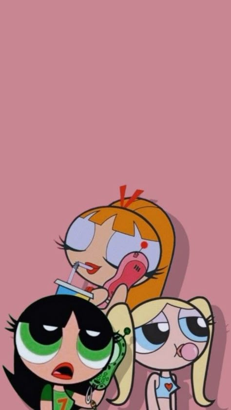 Super Nana Aesthetic, Baddie Powerpuff Girls Wallpaper, Powerpuff Girls Aesthetic Pfp, Girly Cartoons Aesthetic, Blossom Powerpuff Girls Aesthetic, Powerpuff Girls Background, Powerpuff Girls Aesthetic Wallpaper, The Powerpuff Girls Wallpaper, The Powerpuff Girls Aesthetic