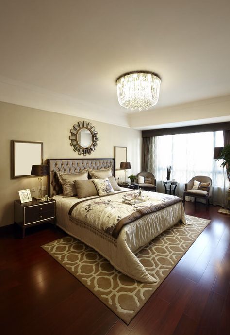 Master bedroom flooring ideas and designs for your home. From light, dark, walnut, Brazilian, cherry and gray hardwood floors. Luxury Bedroom Flooring, Rosewood Floor, Bedroom Decor Master For Couples, Bedroom Flooring Ideas, Floor Bedroom Ideas, Bedroom Inspirations For Small Rooms, Wood Floor Ideas, Cherry Wood Floors, Living Room Wood Floor