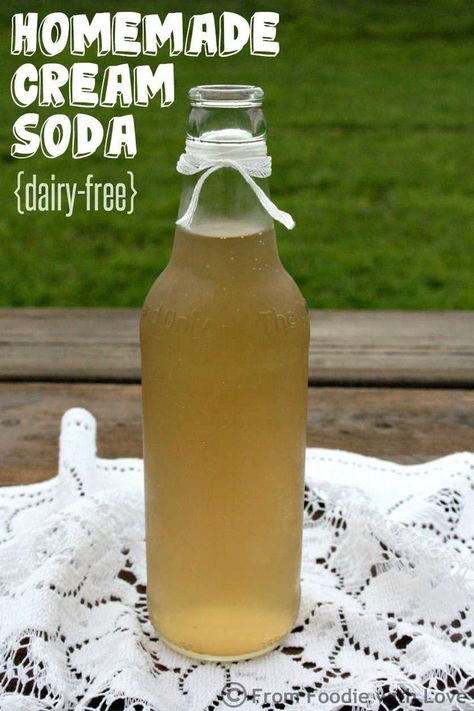 Soda Stream Recipes, Soda Syrup, Homemade Soda, Diy Cream, Fermentation Recipes, Soda Recipe, Vanilla Syrup, Homemade Drinks, Cream Soda