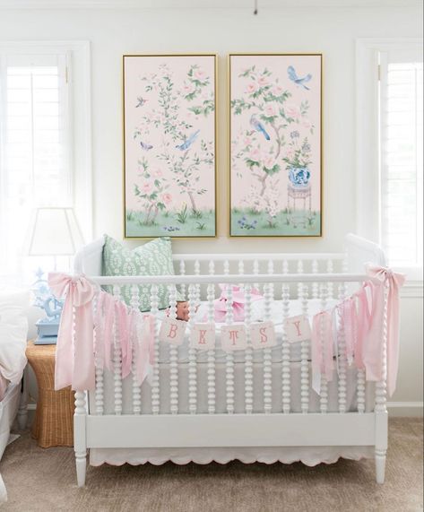 Sister Room Ideas, Baby Lamb Nursery, Anne Margaret, Paris Nursery, Home Reset, Nursery For Baby Girl, Lamb Nursery, Girly Nursery, Preppy Baby