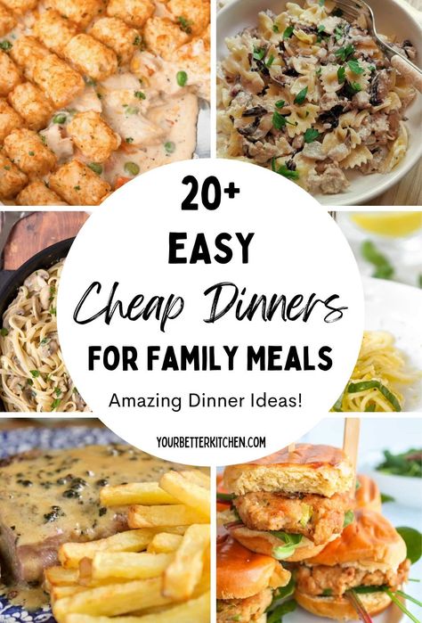 Looking to cut down on meal costs? Our collection of 20+ easy, cheap dinners is designed for families who want to save money without compromising on taste. These recipes are packed with flavor and variety, from quick pasta dishes to comforting slow cooker recipes, all tailored to be light on the wallet but heavy on satisfaction. Perfect for anyone who wants to enjoy great meals on a budget. Easy Cheap Dinners For Family, Dinners For Family, Cheap Family Dinners, Cheap Meal Plans, White Pizza Recipes, Quick Pasta Dishes, Quick Family Meals, Easy Cheap Dinners, Quick And Easy Dinner Ideas