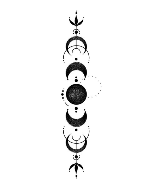 Moon Cycle Tattoo, Moon Phases Tattoo, Mystical Tattoos, Inner Forearm Tattoo, Armband Tattoos, Witch Tattoo, Simple Tattoo Designs, Cute Little Tattoos, Thigh Tattoos Women