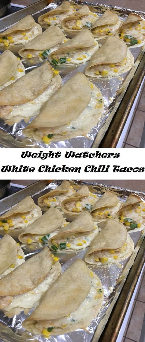 White Chicken Chili Tacos, Weight Watchers White Chicken Chili, Chili Tacos, Weight Watchers Food Points, Weight Watchers Meals Dinner, Weight Watchers Lunches, List Of Favorites, Weight Watchers Meal Plans, Colorful Hairstyles