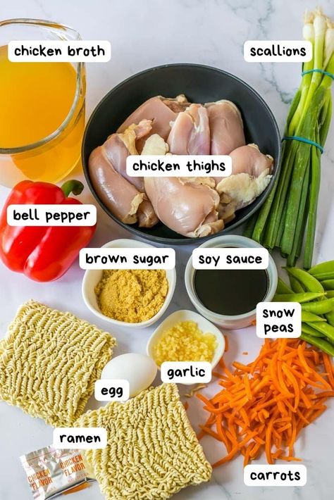 Ramen Noodle Bowl Recipes Chicken, Homemade Roman Noodles Ramen Soup, Instant Pot Ramen Soup, Instant Pot Recipes Ramen, Ramen Recipes Slow Cooker, Healthy Crockpot Ramen, Ramen Noodle Recipes Chicken Broth, Crock Pot Beef Ramen, Classic Ramen Recipe