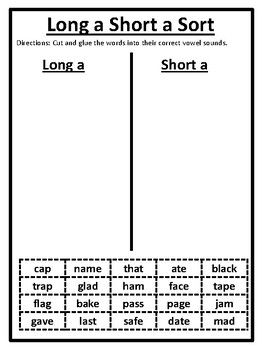 Short Vowel:long Vowel Worksheet.pdf - Google Drive C26 Long A Vowel Worksheets, Long A Sound Words Worksheet, Long Vowel Short Vowel Activities, Long Vowel A Worksheets, Long And Short Vowels Worksheets, Long Vowel Sounds Activities, Long Vowels Worksheets, Vowel Sounds Worksheets, Long Vowel Sounds Worksheets