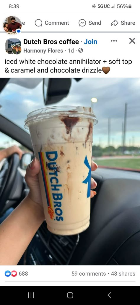 Non Coffee Dutch Bros Drinks, Dutch Bros Orders To Try, Best Dutch Bros Drinks Coffee, Dutch Coffee Drinks, Good Drinks At Dutch Bros, Dutch Bros Coffee Orders, Duch Bro Drinks, Dutch Bros Fall Drinks, Dutch Bros Secret Menu Drinks