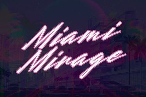 Miami Mirage is a script font that draws inspiration from the vibrancy of the 1980s era in Miami, Florida. It’s a modern, vibrant font that is designed to evoke the energy and style of the decade. The font has a lively, playful feel. Try before you buy Miami Mirage font for iOS, Android, macOS, or […] The post Miami Mirage Font appeared first on FreeFontDL. Decorative Fonts, Script Typeface, Typeface Font, Commercial Fonts, Bold Fonts, A Script, Font Names, Font Generator, The Muse