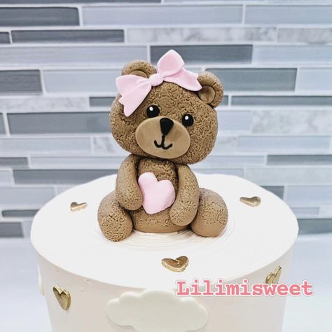 Little Bear, Big Love 🧸✨ Sweetest Baby Shower Cake Ever! 🧸🎂 #cakes #homemade #teddybear #babyontheway#bakingwithlove  #cloudcake #deliciousdesigns  #ohbaby #celebrate #customcakes #buttercream #fondant #beautiful  #inspiration #babyshower #girl  #fromscratch #cakedesing #delicious #baking  #losangeles #sanpedro #reposteria #lilimisweet Cloud Cake, Buttercream Fondant, Baby On The Way, Baby Shower Cake, Little Bear, Shower Cake, San Pedro, Big Love, Baby Shower Cakes