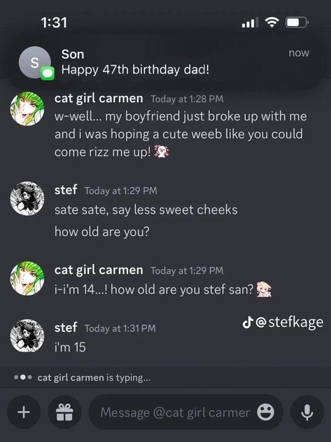 Cursed Text Messages, Happy Birthday Cursed, What If Had Whatsapp, Happy 47th Birthday, Discord Funny, Losing Faith In Humanity, Silly Images, Silly Goofy, Im Going Crazy