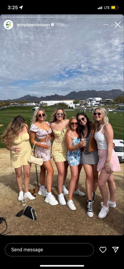 Waste Management Open Outfits Women, Wm Phoenix Open Outfit, Phoenix Open Outfit Style, Waste Management Phoenix Open Outfits, Waste Management Open Outfits, Waste Management Open, Super Bowl, Outfit Inspo